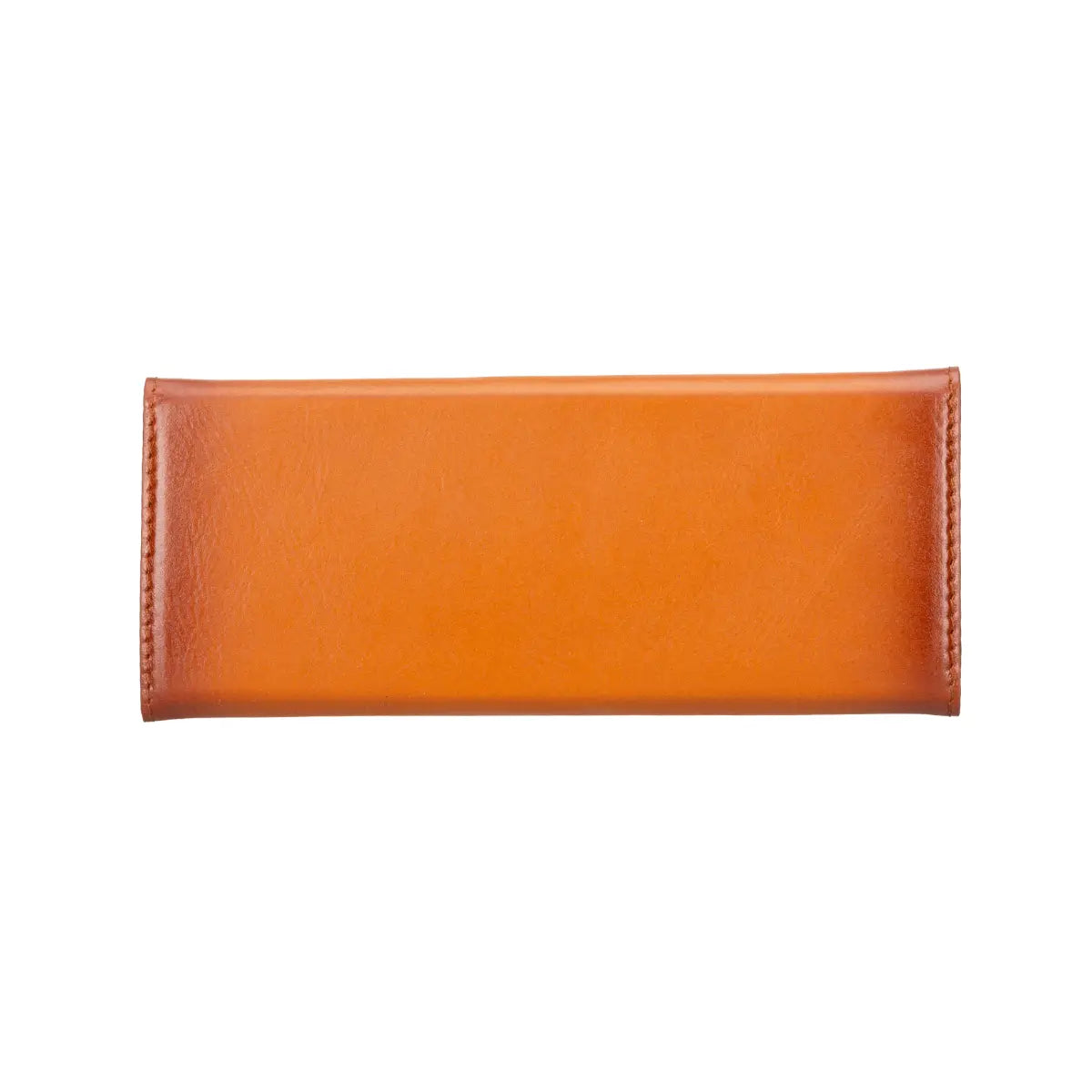 Burnished Tan Leather Glasses Case