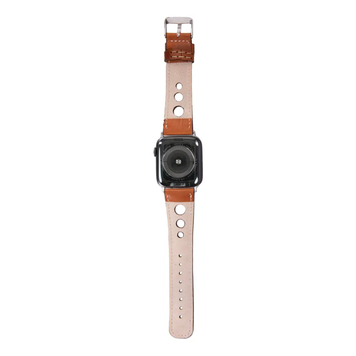 Burnished Tan Leather Rally Apple Watch Band
