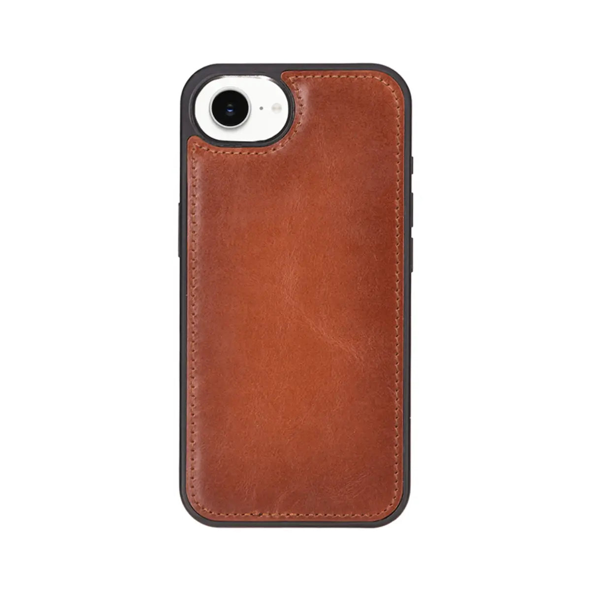 Burnished Tan Leather Wallet Case for iPhone 16e – O2 Leather