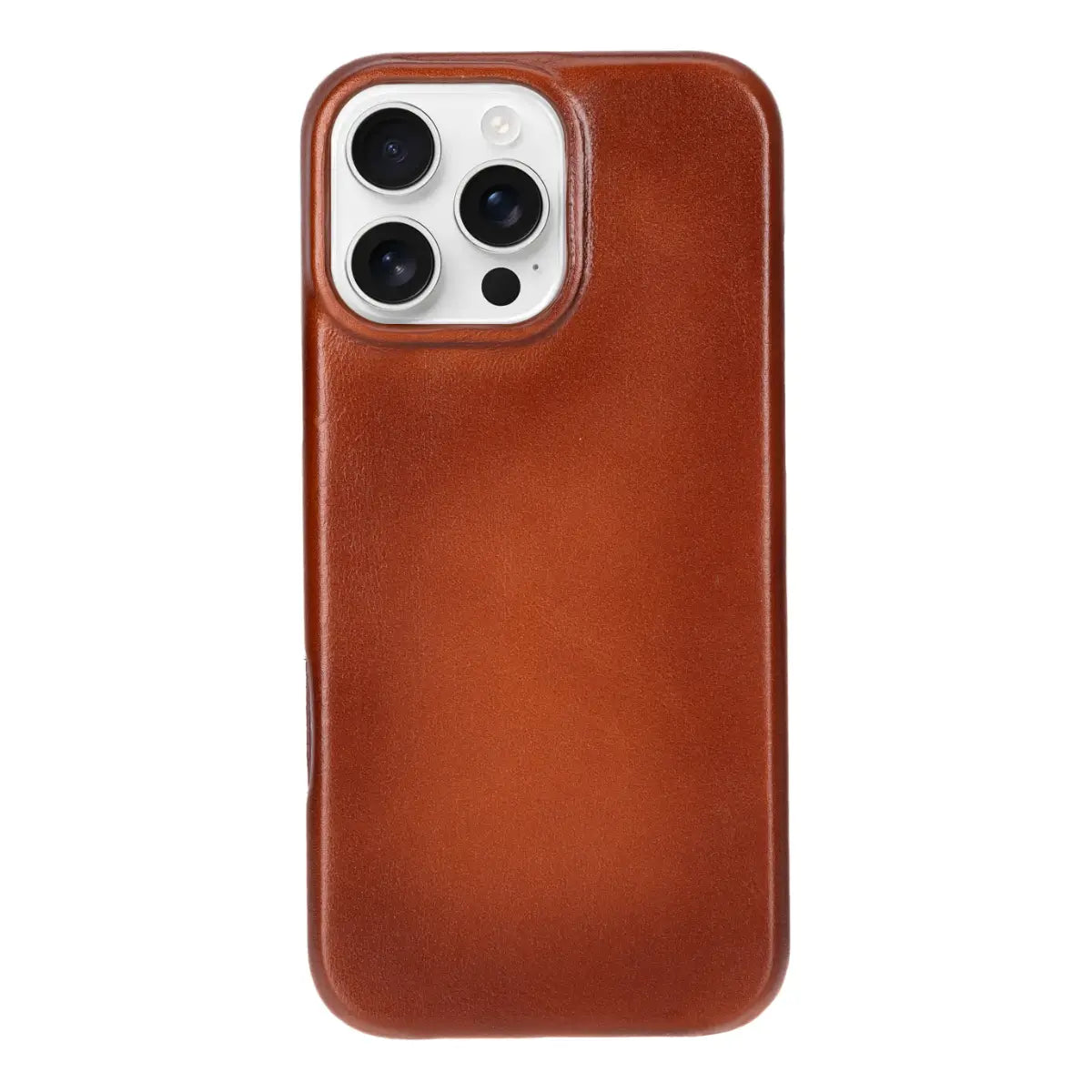 Burnished Tan Leather iPhone 16 Pro Max Prestige Wallet Case