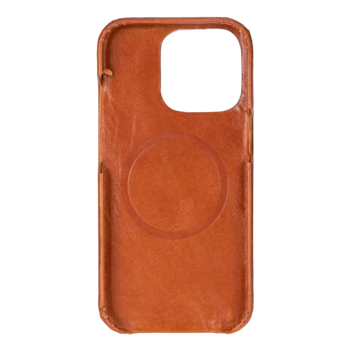 Burnished Tan Leather iPhone 16 Pro Prestige Wallet Case