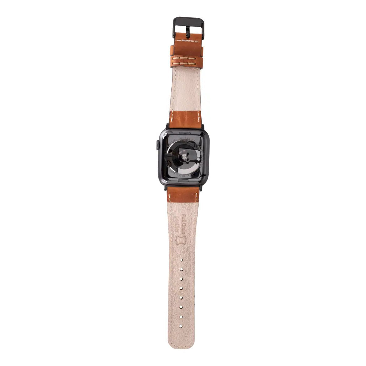 Camel Brown Leather Classic Apple Watch Band