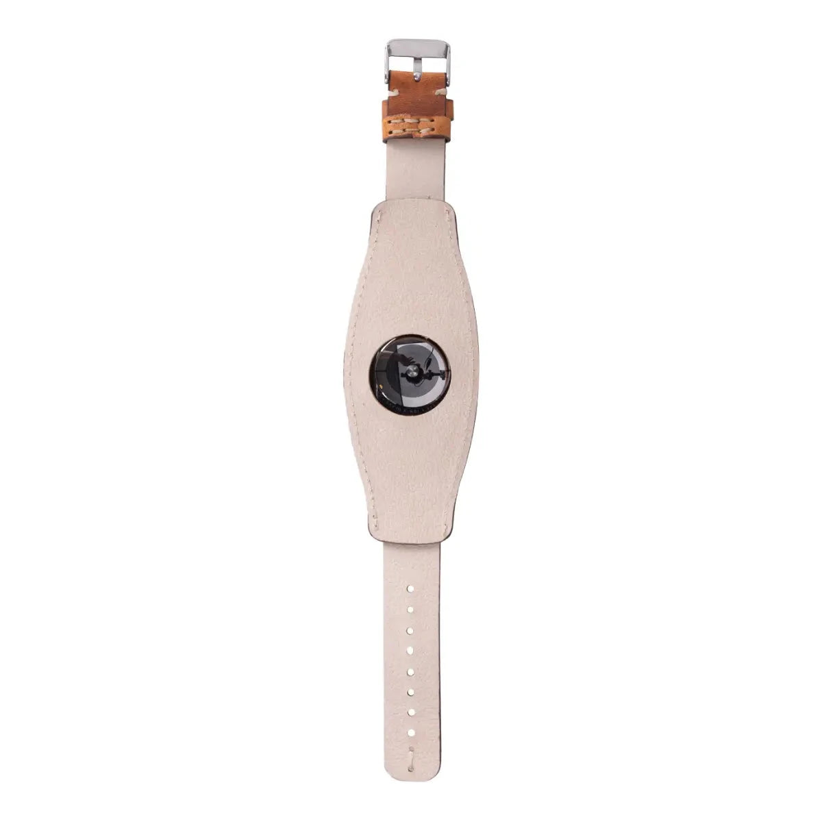Camel Brown Leather Cuff Apple Watch Band