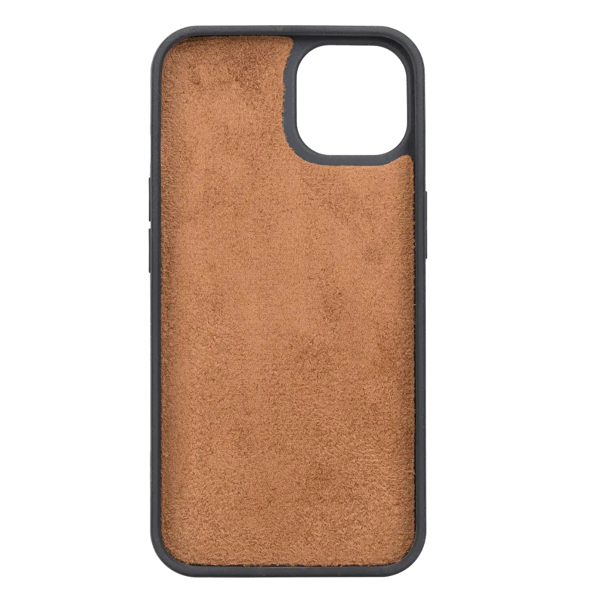 Camel Brown Leather Wallet Case for iPhone 13