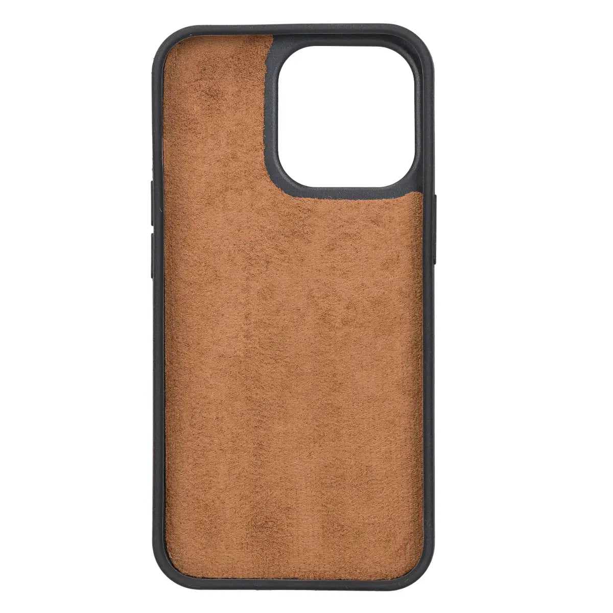 Camel Brown Leather Wallet Case for iPhone 13 Pro