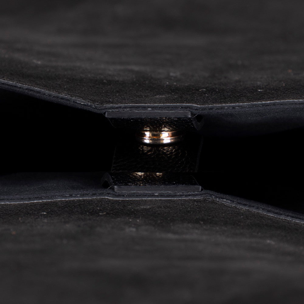 Carina Suede Leather Women's Bag Black