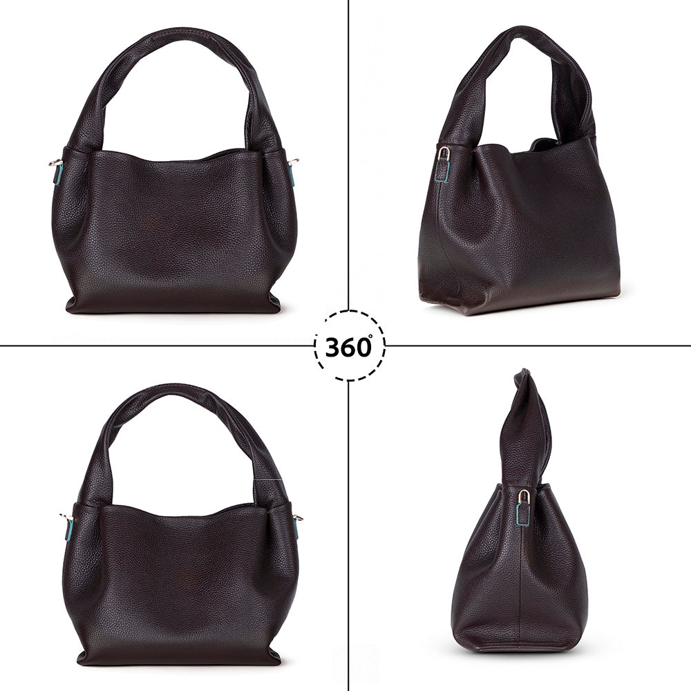 Cortina Women's Leather Bag - Brown