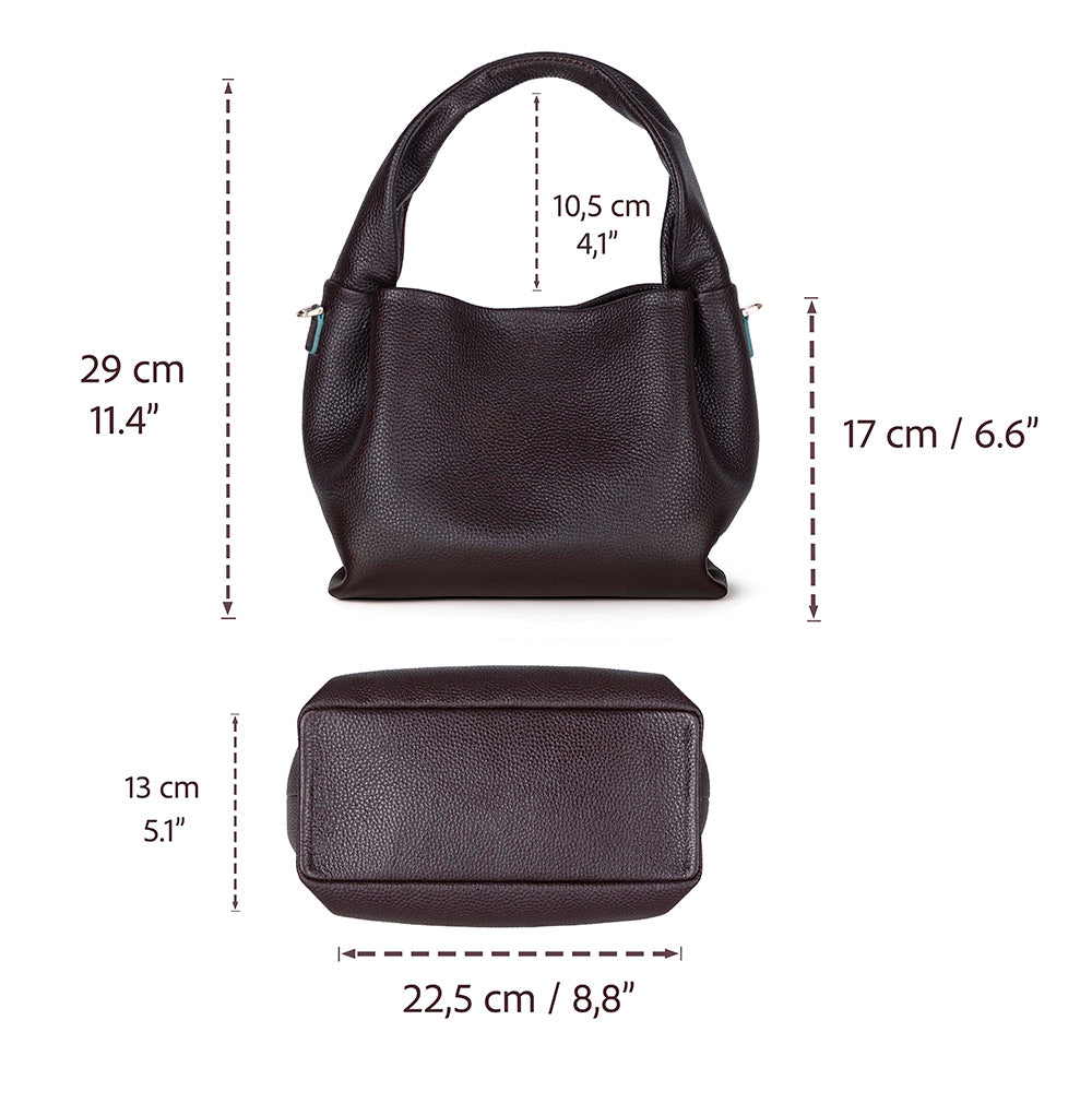 Cortina Women's Leather Bag - Brown