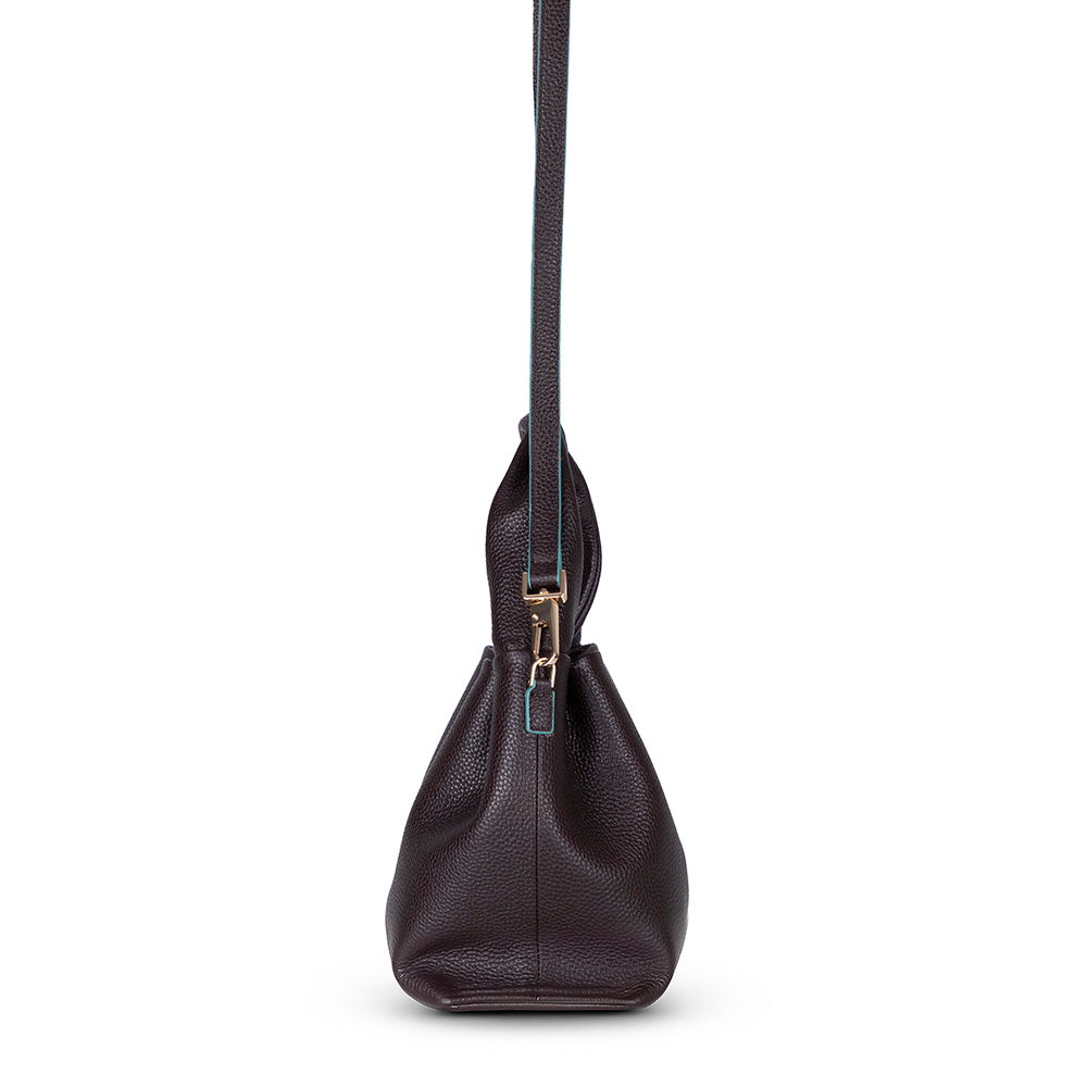 Cortina Women's Leather Bag - Brown