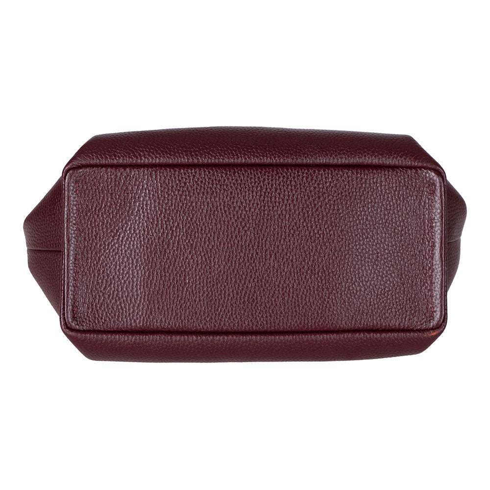 Cortina Women's Leather Bag - Burgundy