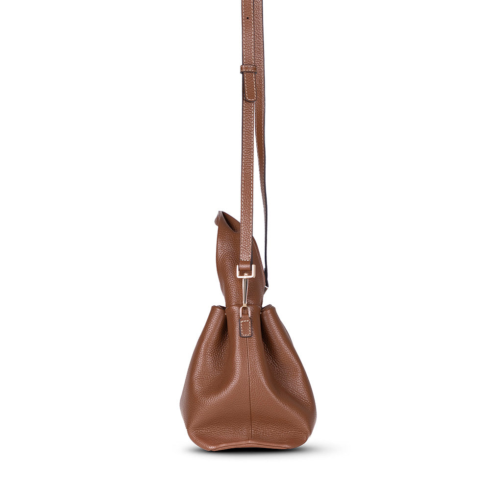 Cortina Women's Leather Bag - Tan