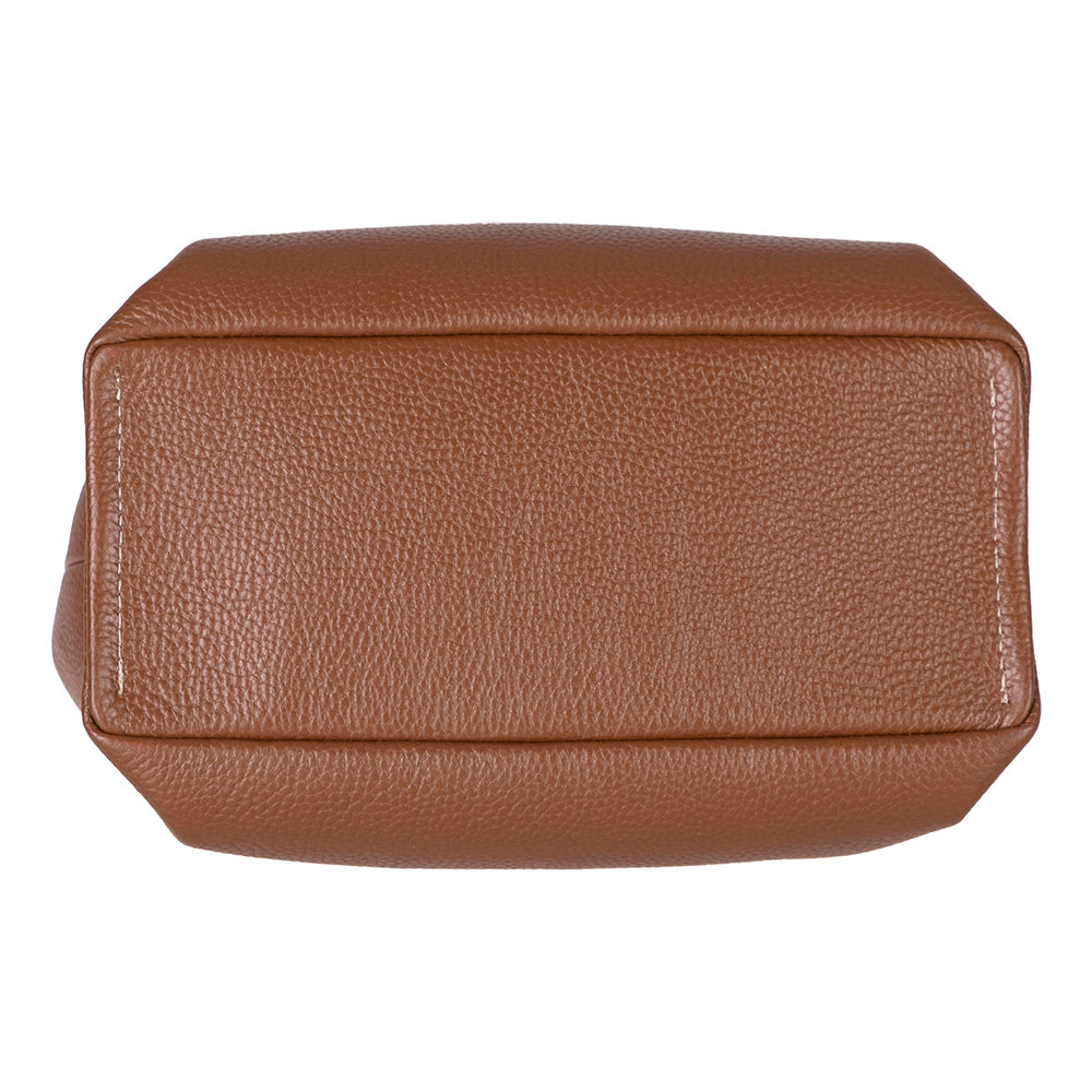 Cortina Women's Leather Bag - Tan