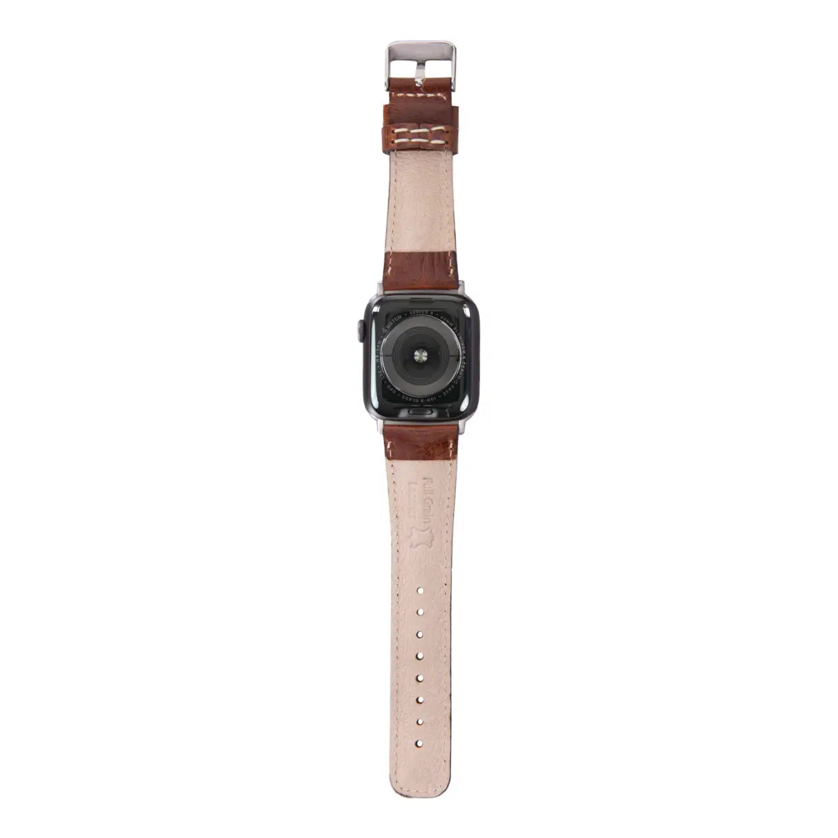 Dark Brown Leather Classic Apple Watch Band