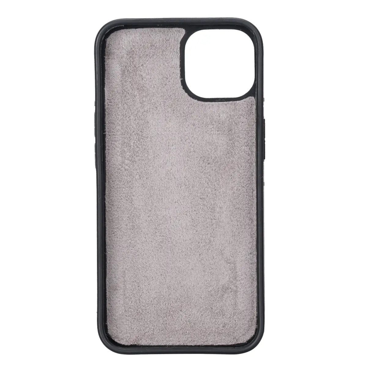 Dark Gray iPhone 13 Leather Case-O2 Leather