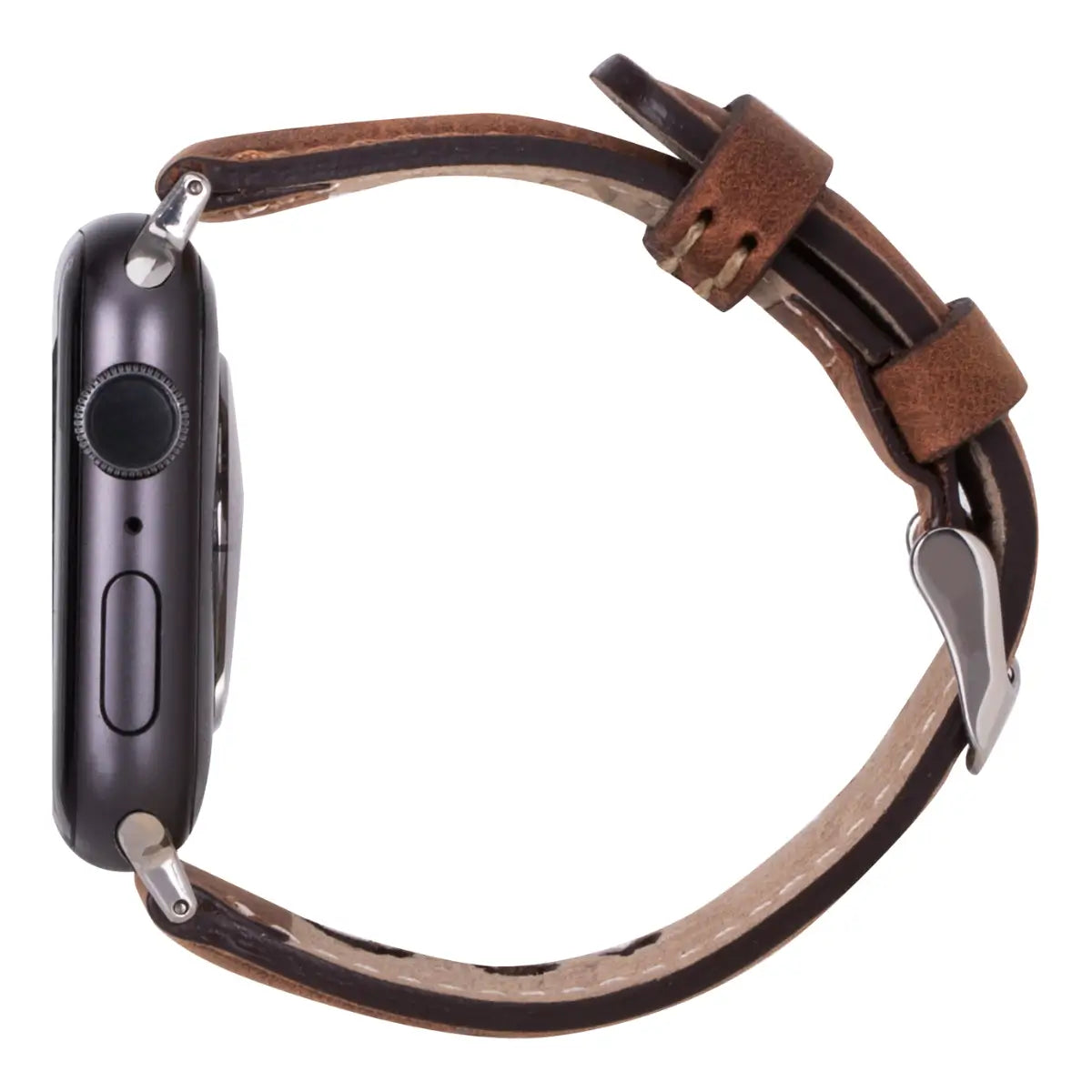 Distressed Brown Leather Classic Apple Watch Band