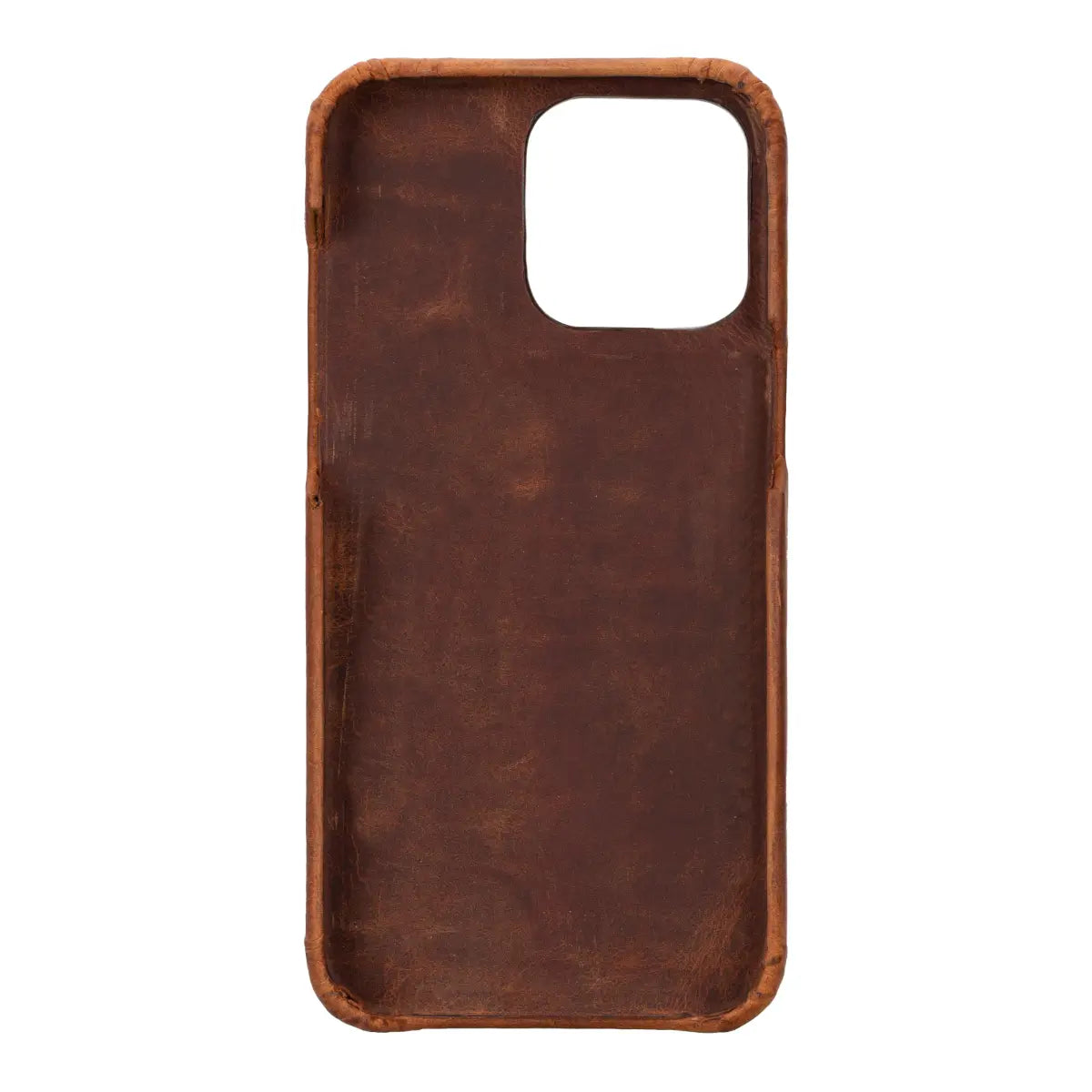 Distressed Brown Leather Prestige Wallet Case for iPhone 15 Pro Max