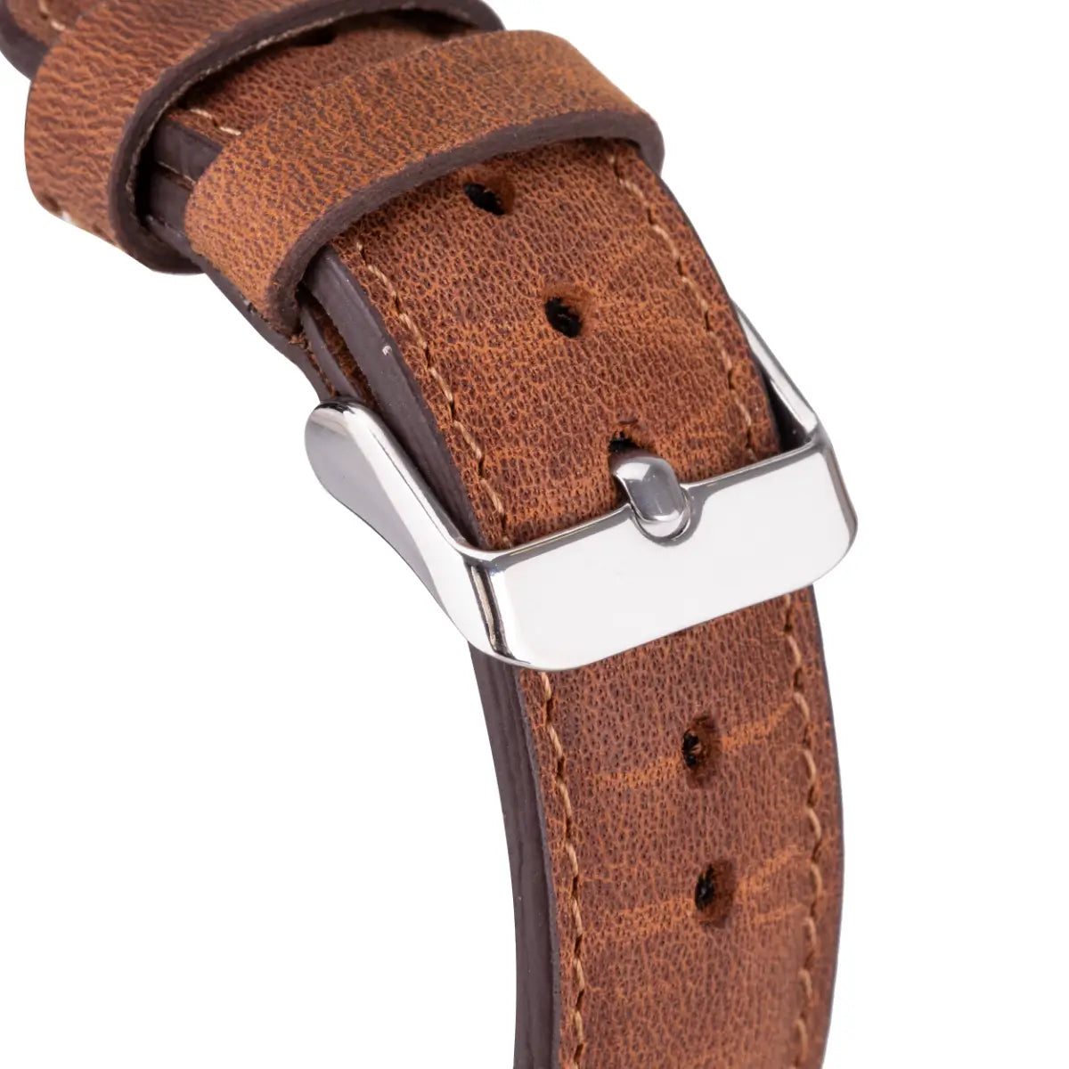 Distressed Brown Leather Rally Apple Watch Band