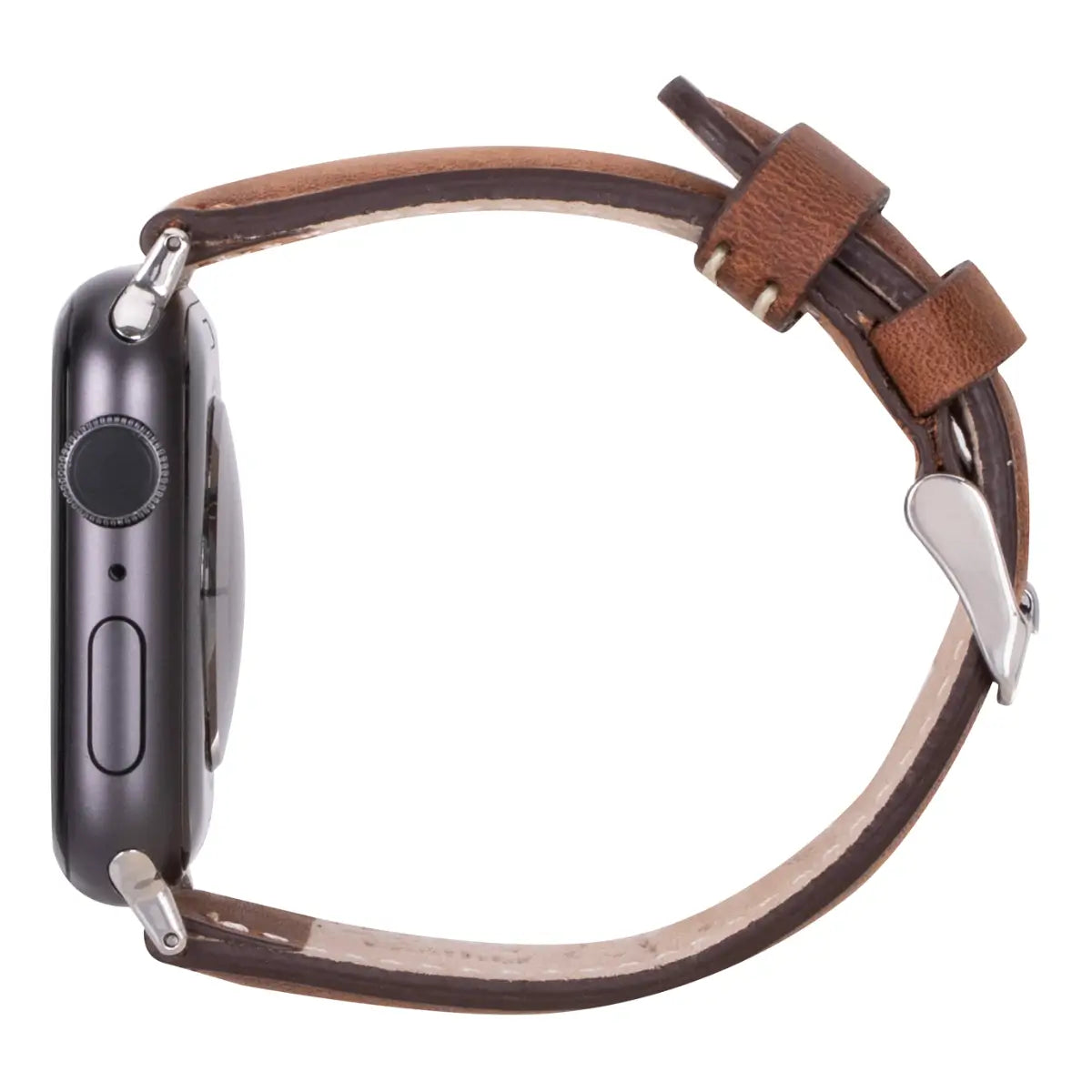 Distressed Brown Leather Rally Apple Watch Band