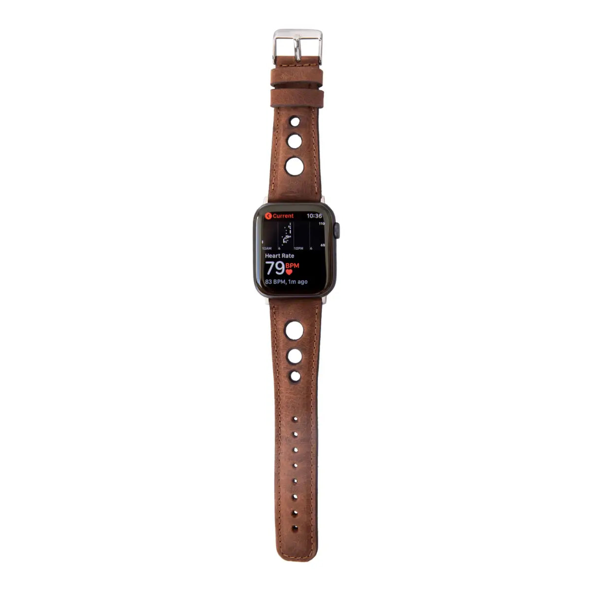 Distressed Brown Leather Rally Apple Watch Band