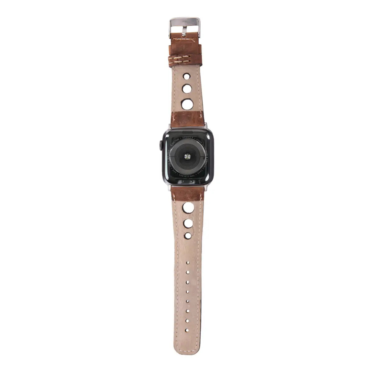 Distressed Brown Leather Rally Apple Watch Band