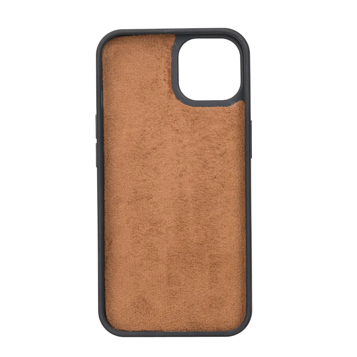 Distressed Brown Leather Wallet Case for iPhone 13