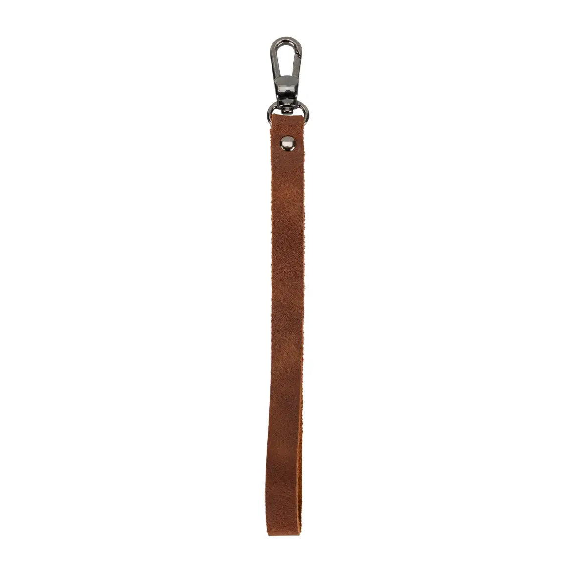 Distressed Brown Leather Wrist Strap