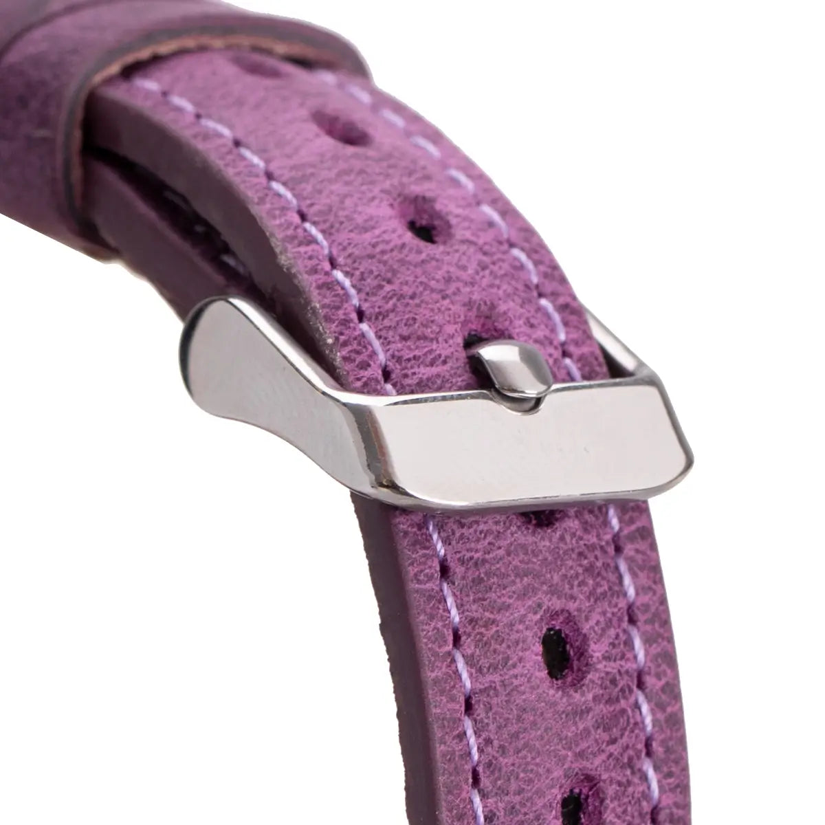 Distressed Purple Leather Slim Apple Watch Band
