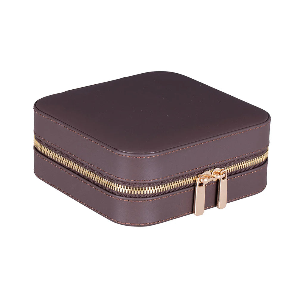 Leather Jewelry Box-Espresso