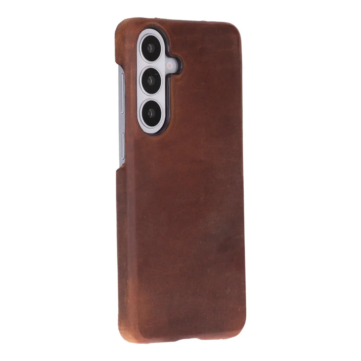 Galaxy S26 Plus Leather Case – Distressed Brown (Rivo)