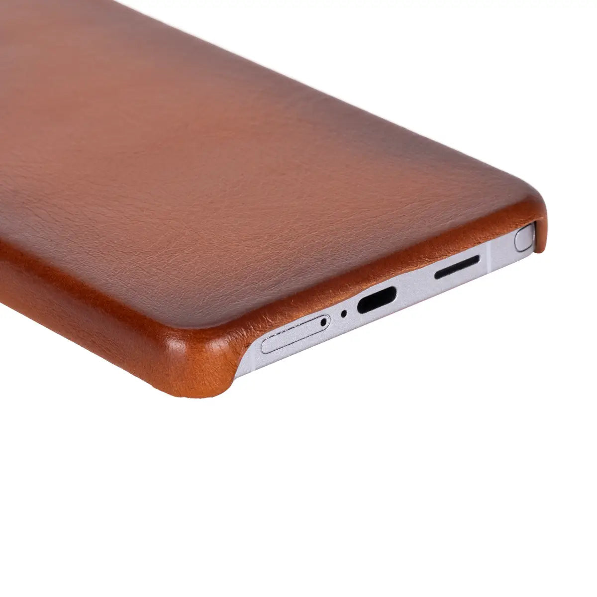 Galaxy S26 Ultra Leather Case – Burnished Tan (Rivo)
