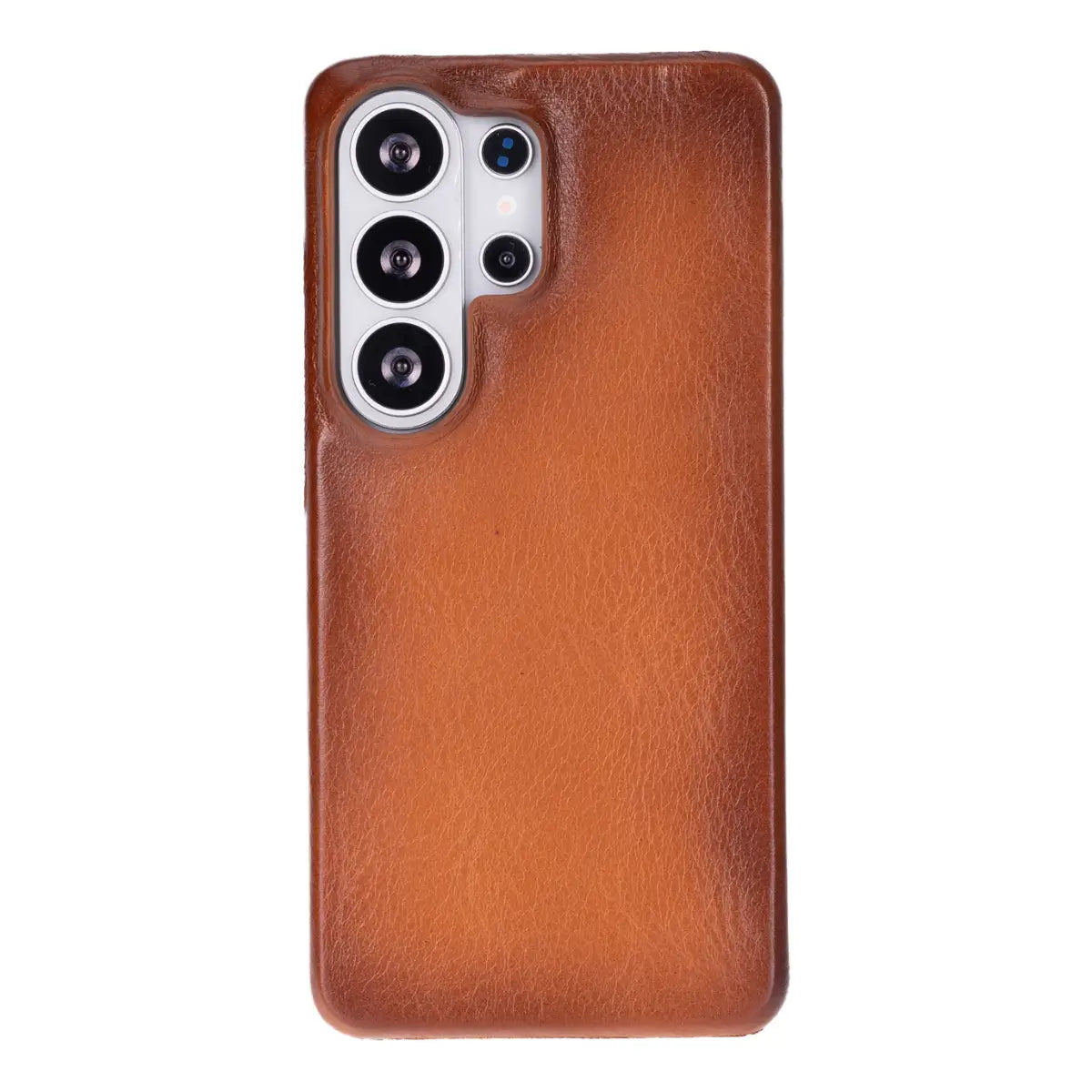Galaxy S26 Ultra Leather Case – Burnished Tan (Rivo)
