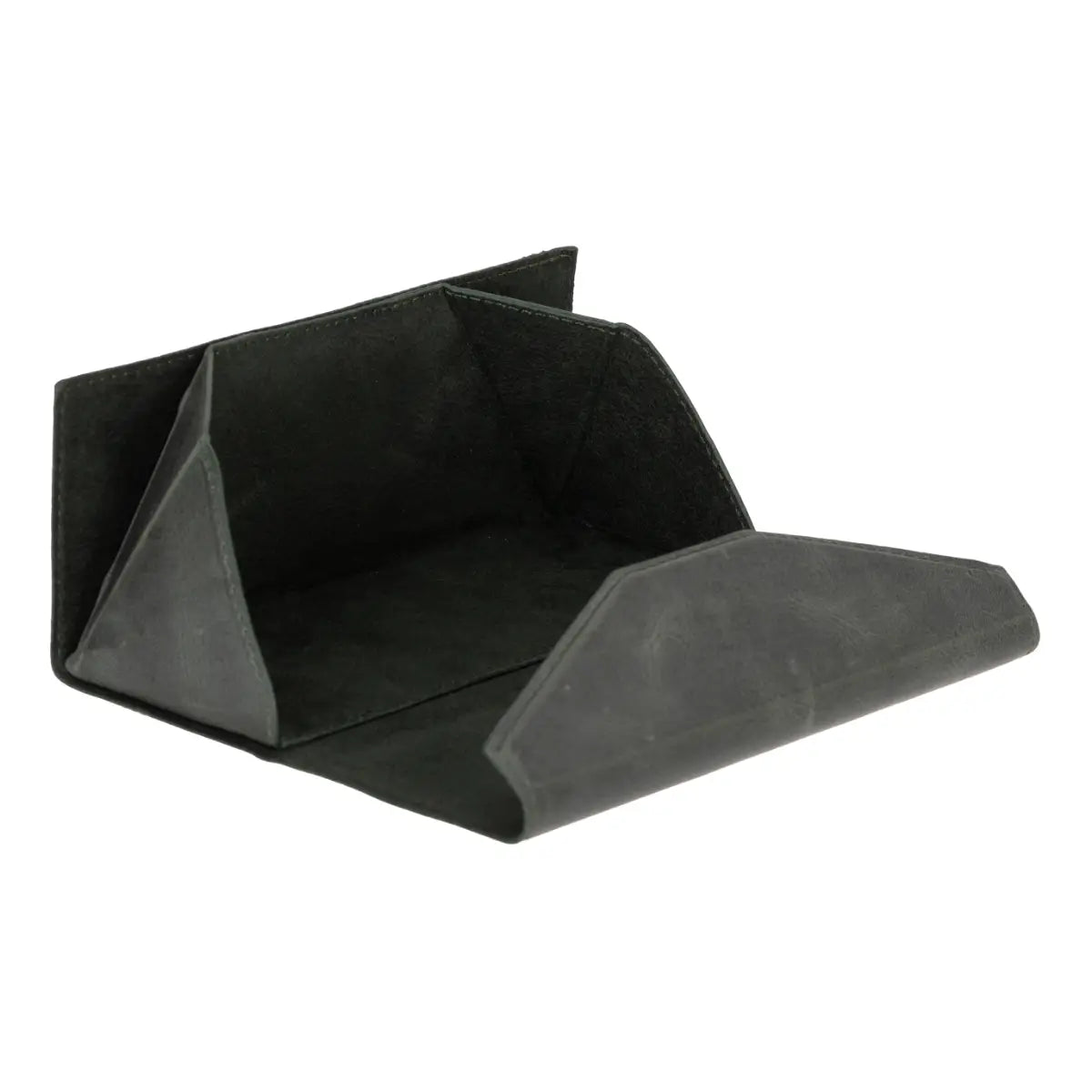 Green Leather Glasses Case