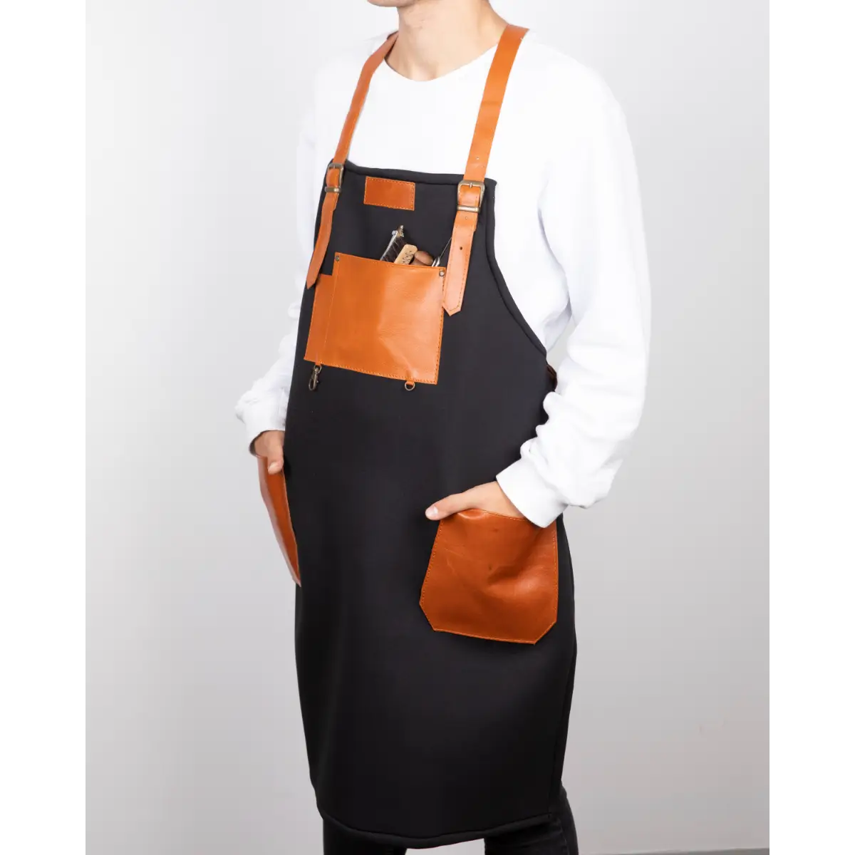 Leather Apron - Burnished Tan | O2 Leather