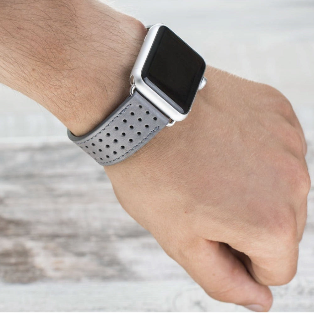 Leather Rally Apple Watch Band-O2 Leather