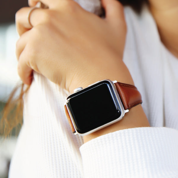 Leather Slim Apple Watch Band-O2 Leather