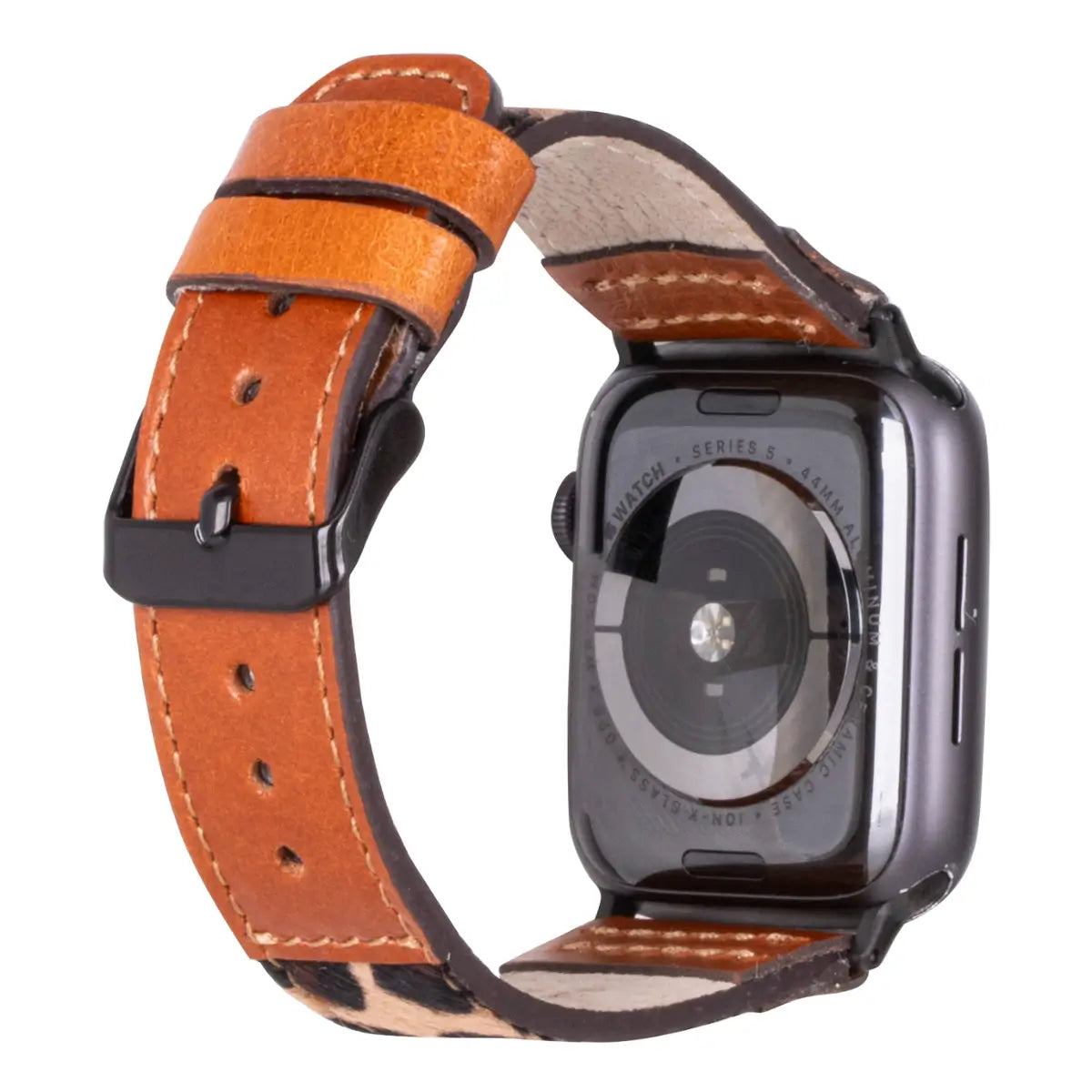 Leopard Pattern Leather Sport Apple Watch Band
