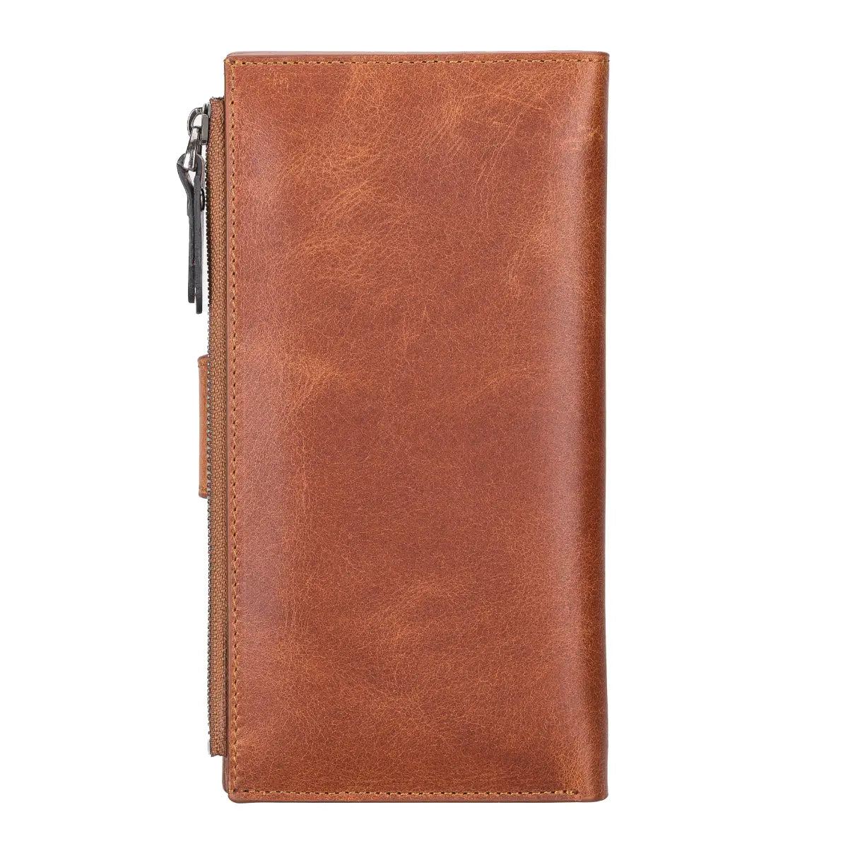 Women's Zipper Wallet-Tan (Lozan)