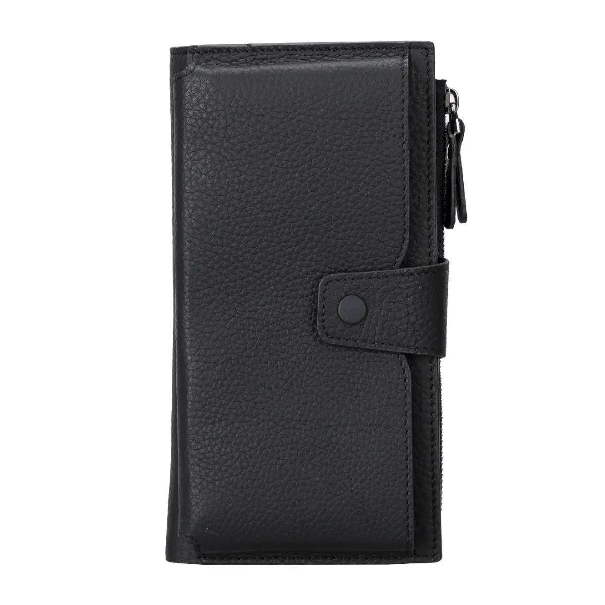 Women's Zipper Wallet-Black (Lozan)