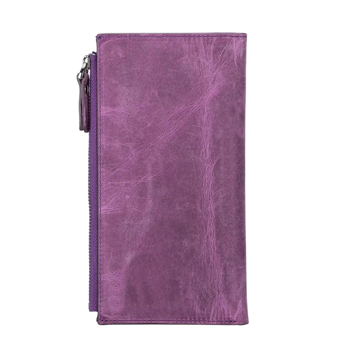 Women's Zipper Wallet-Purple (Lozan)