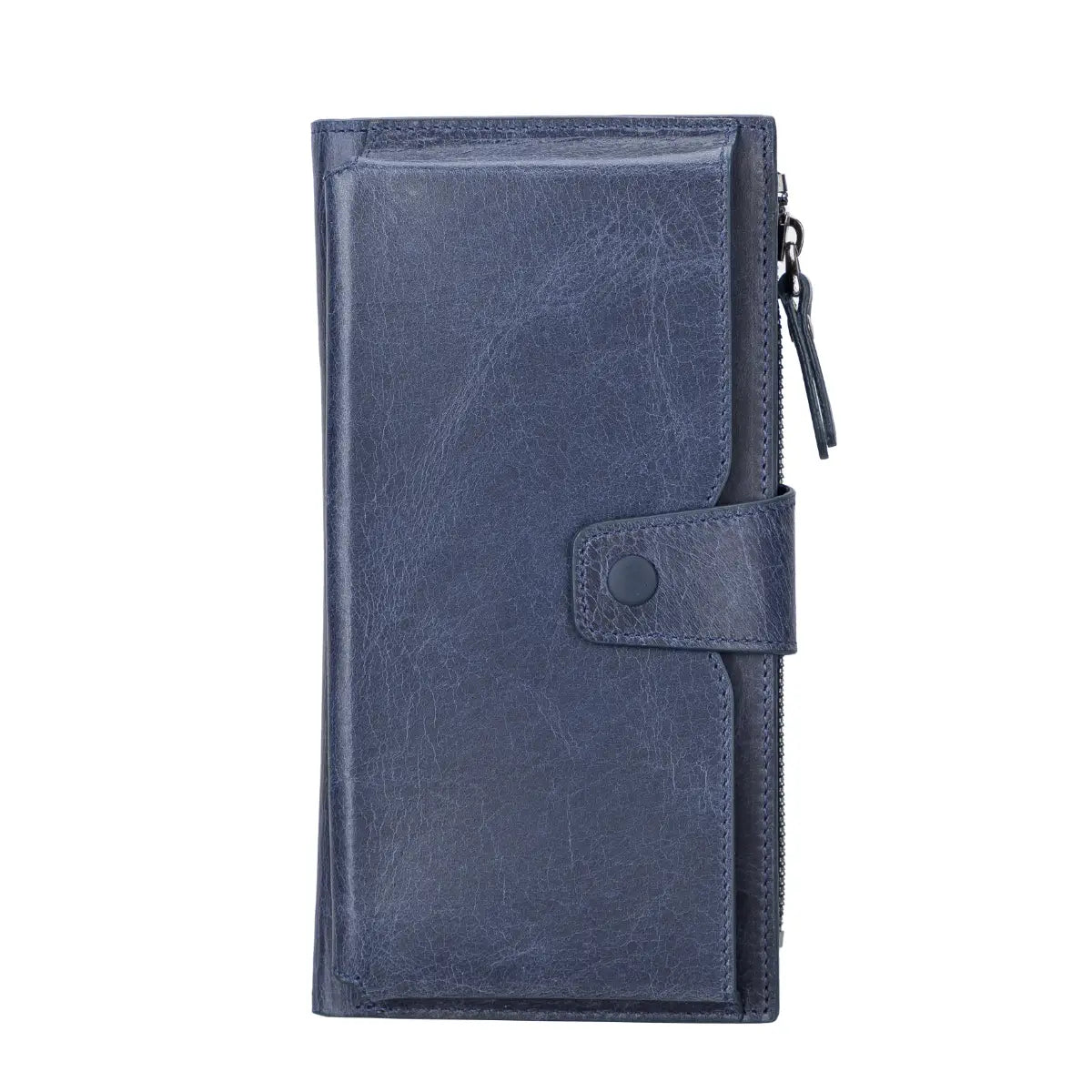 Women's Zipper Wallet-Blue (Lozan)