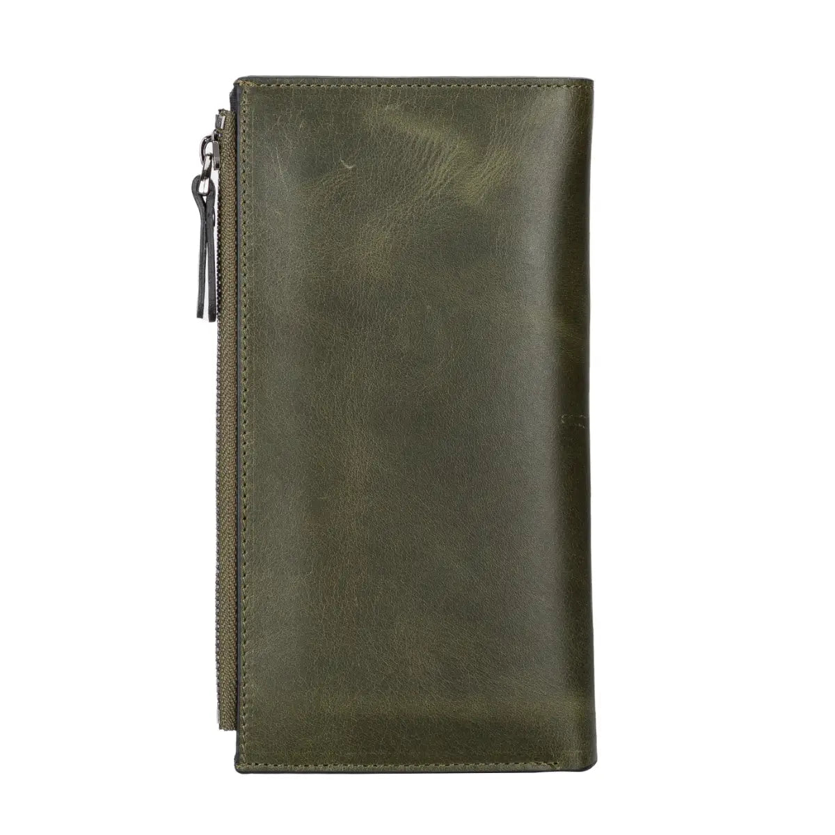 Women's Zipper Wallet-Green (Lozan)