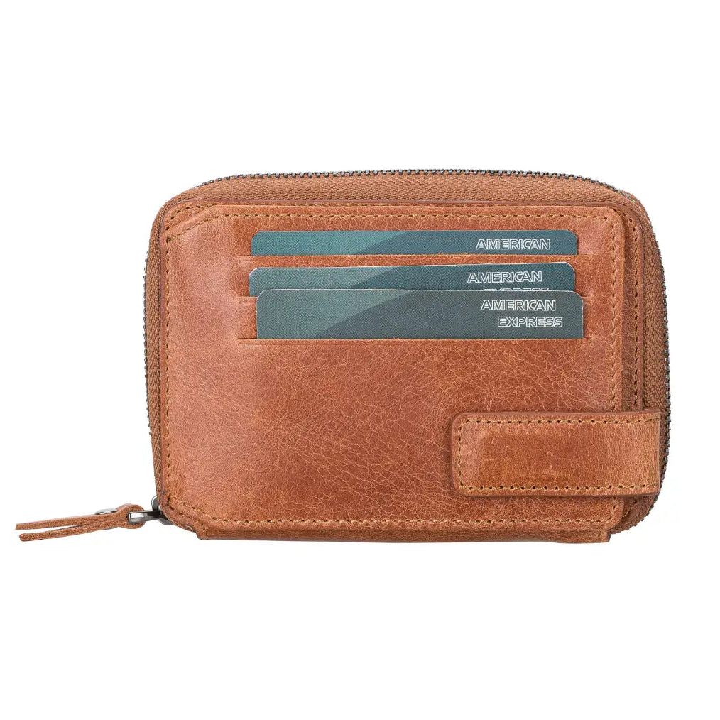 Lugano Leather Men's Wallet-Moccasin