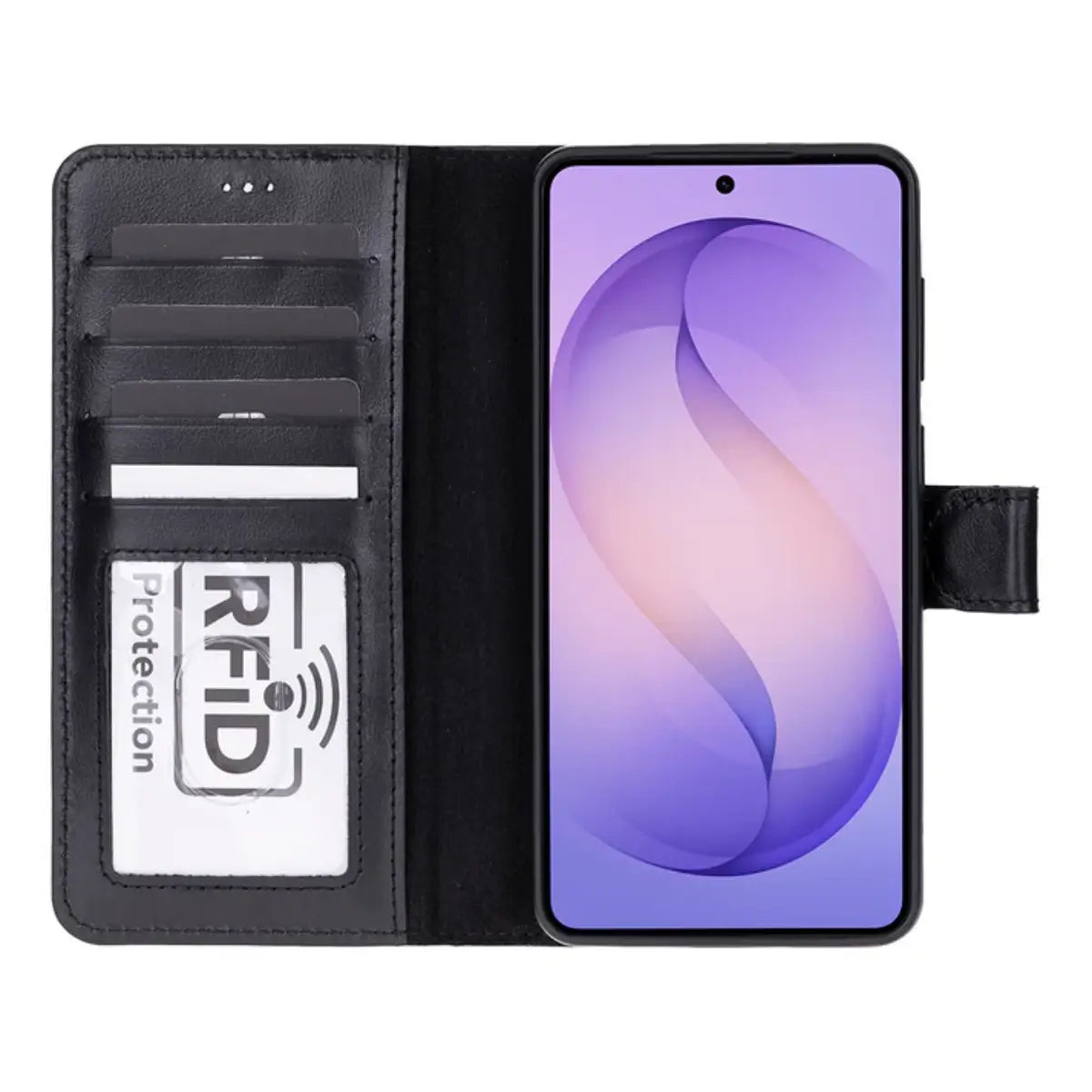 Galaxy S26 Leather Case - Black (Vero)