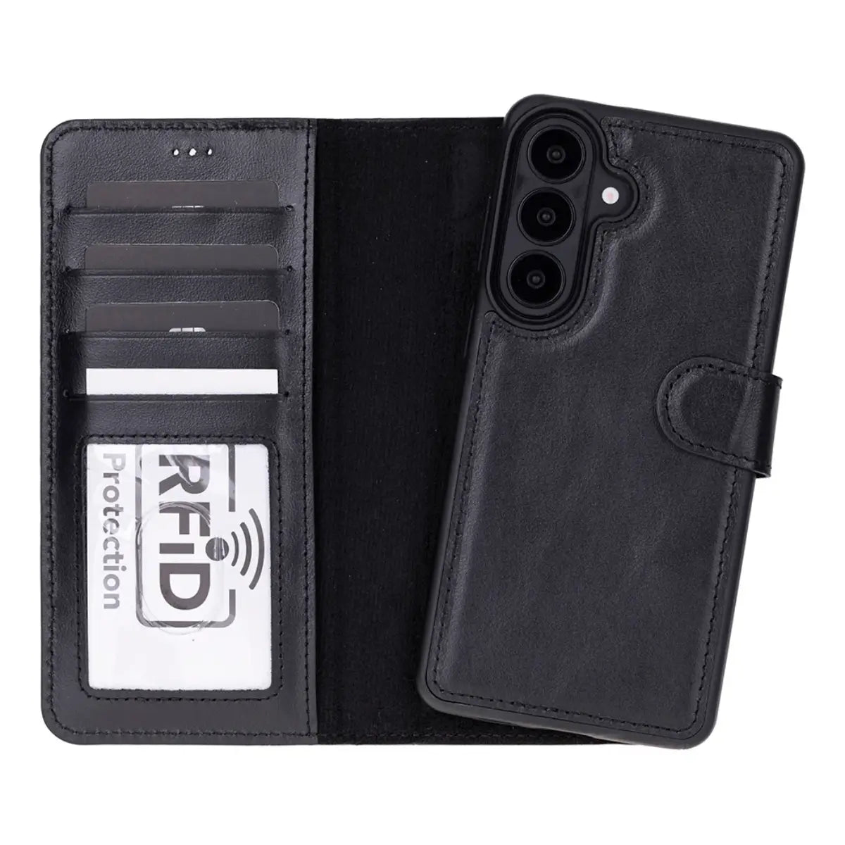 Galaxy S26 Leather Case - Black (Vero)