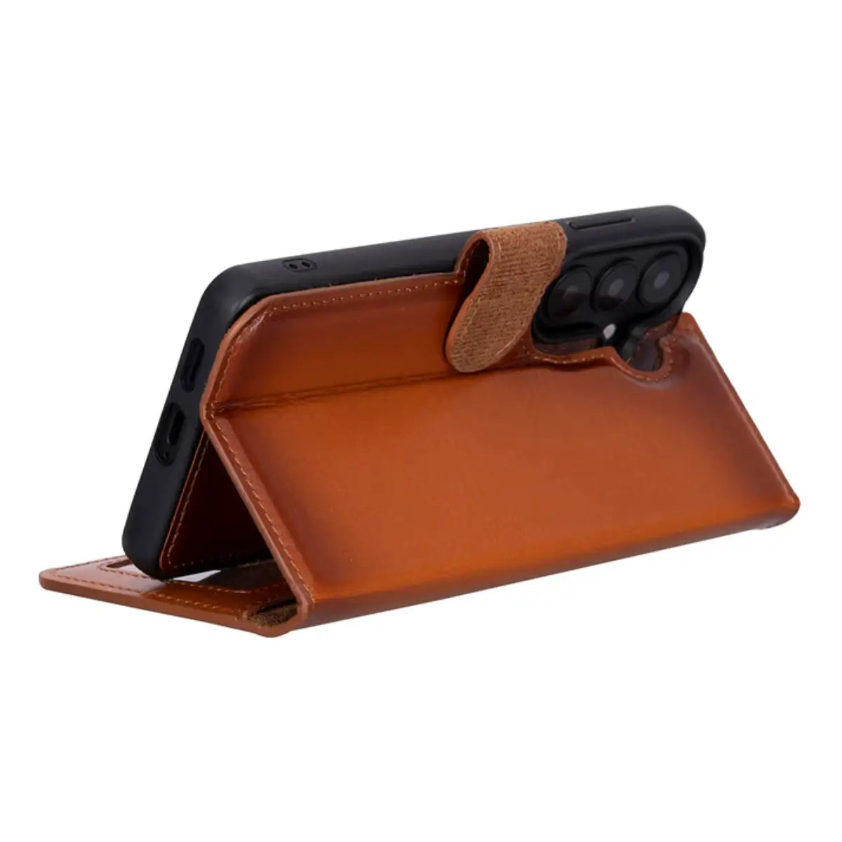 Galaxy S26 Leather Case - Burnished Tan (Vero)