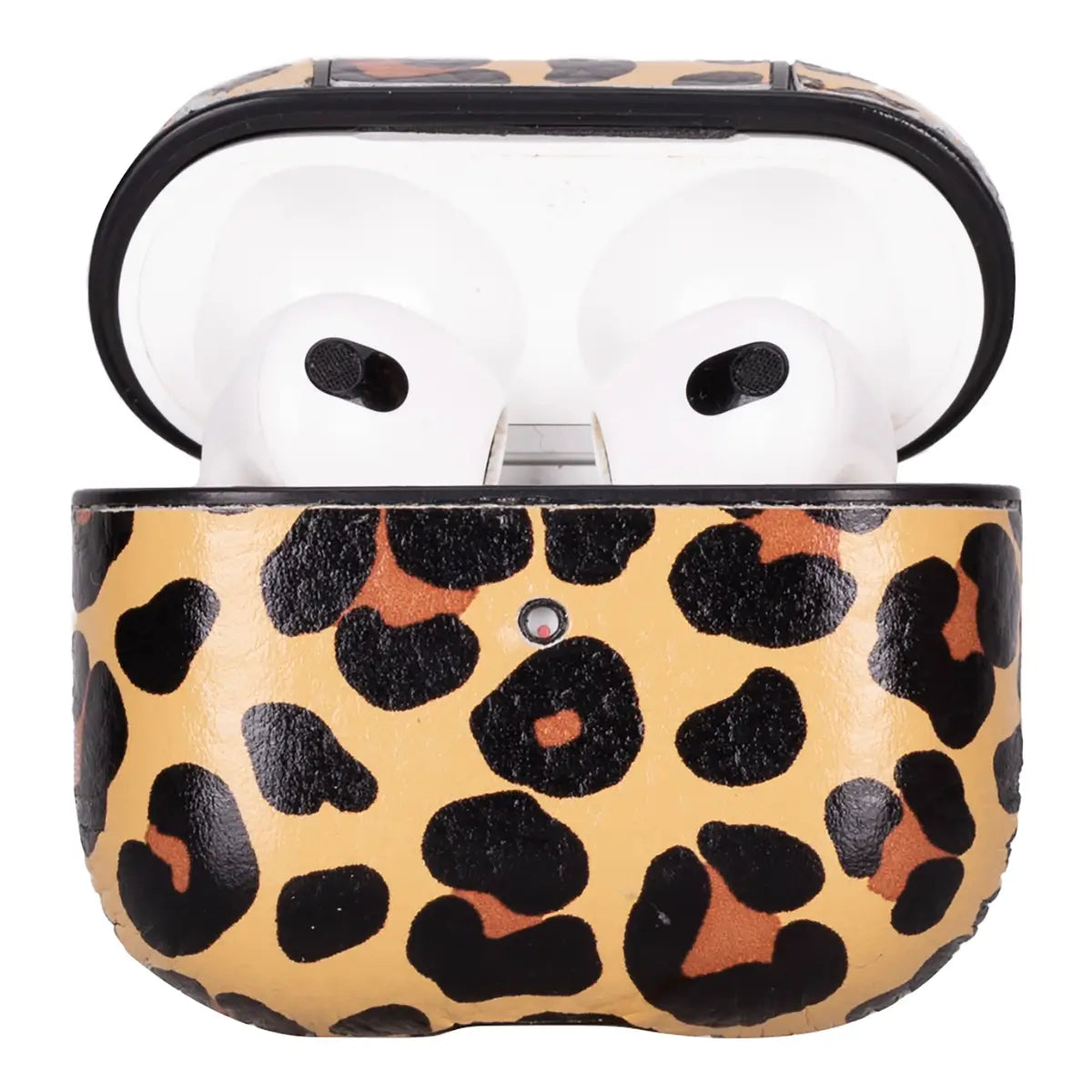Leopard Pattern Leather AirPods 3 Case