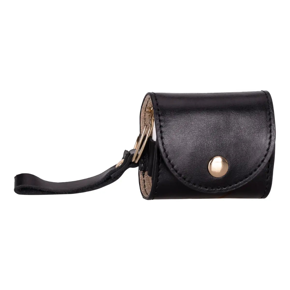 Black Leather AirPods Mai Case