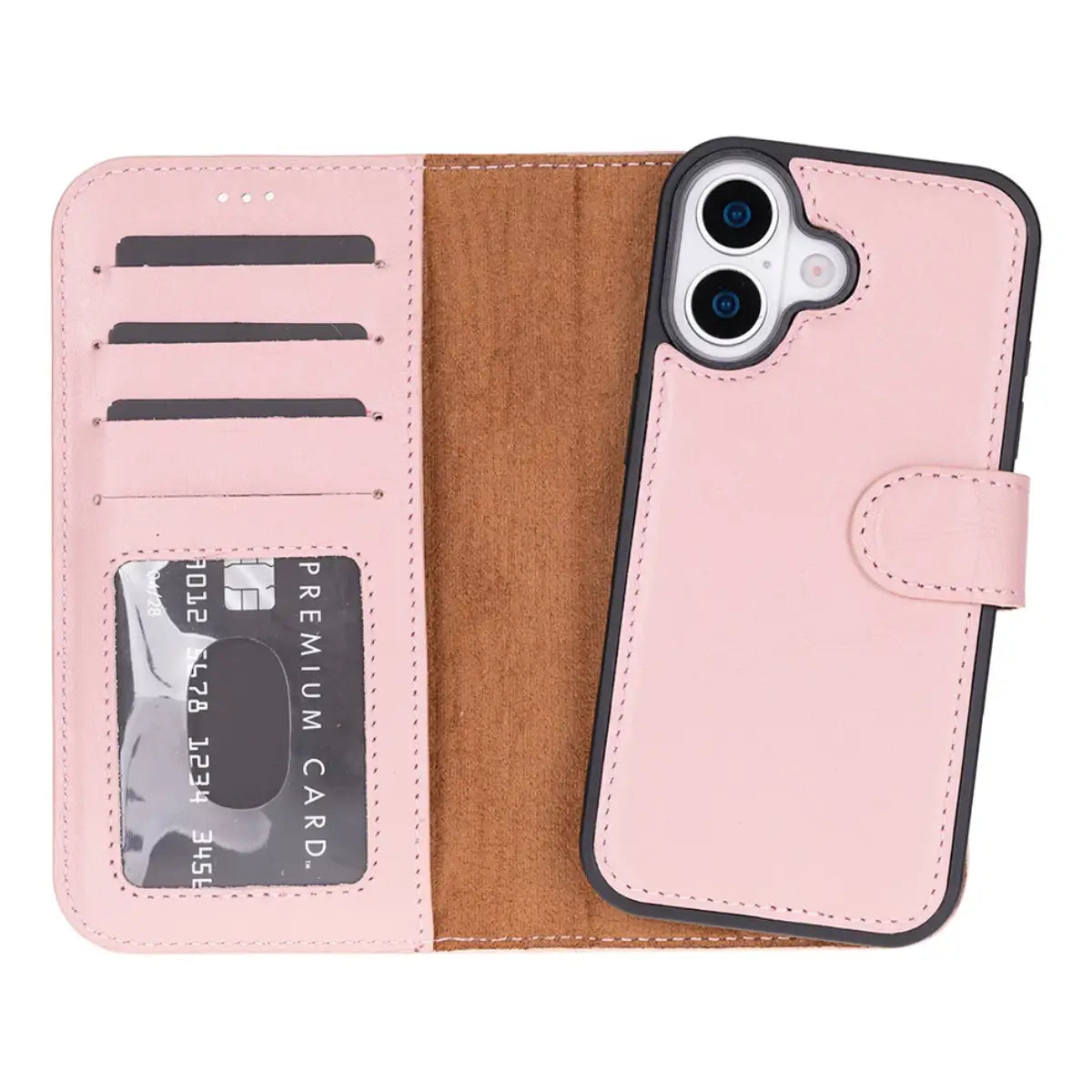 iPhone 17 Leather Case – Pink (Vero)