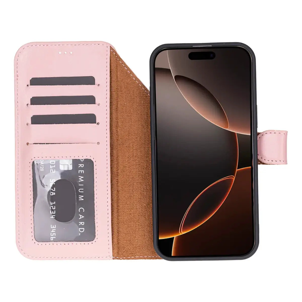 iPhone 17 Pro Max Leather Case – Pink (Vero)