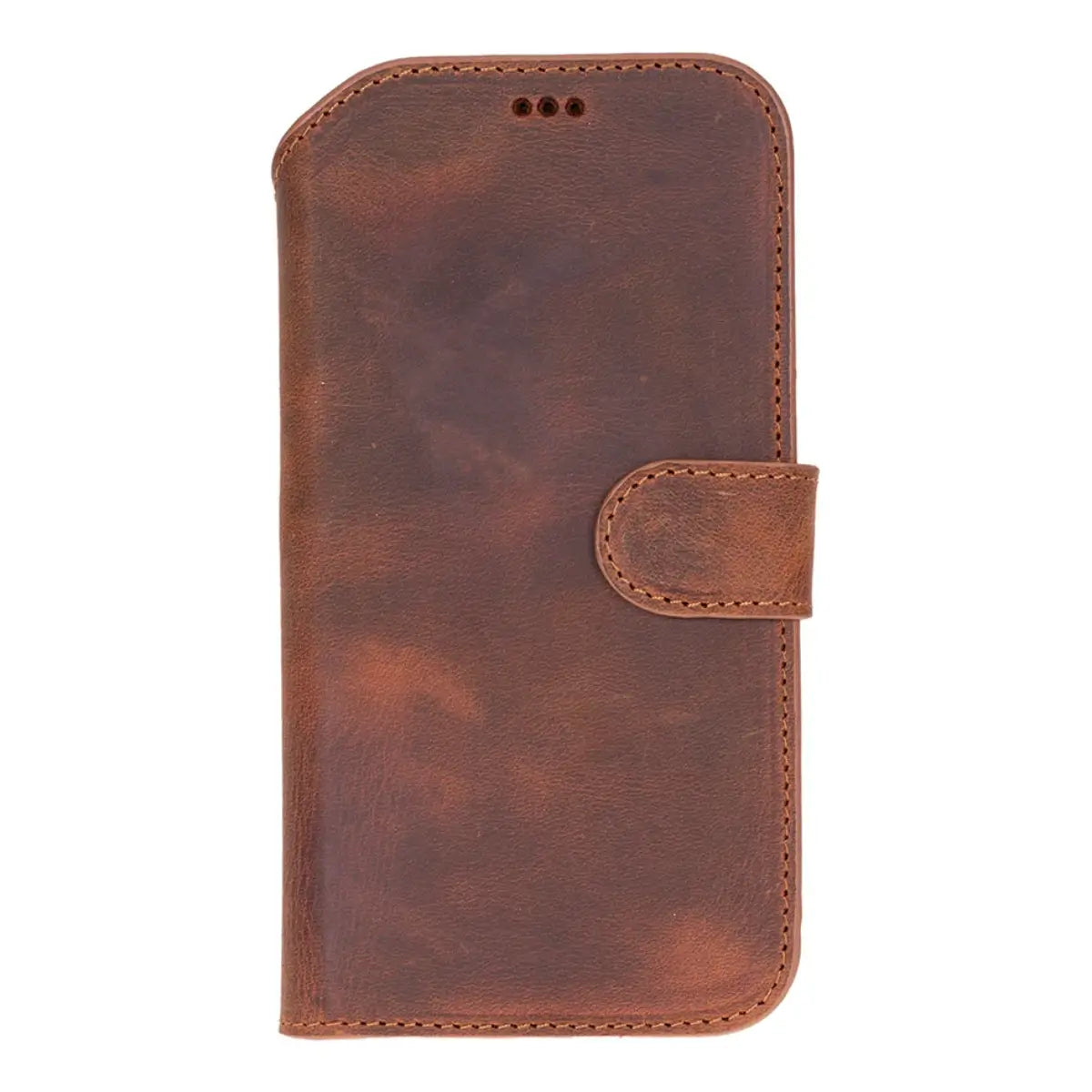 iPhone 17 Air Leather Case – Distressed Brown (Vero)